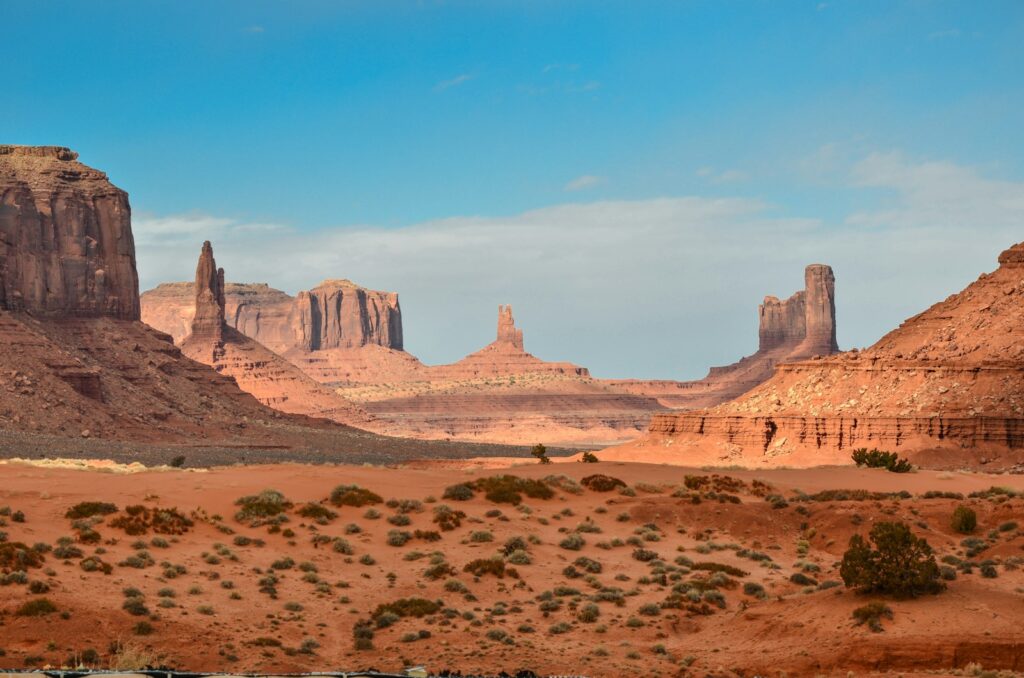 Desert dunes landscape