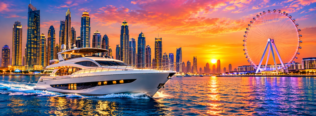 Dubai Marina yacht