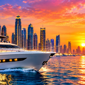 Dubai Marina yacht