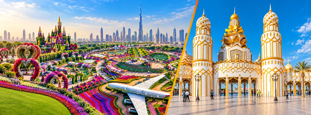 Dubai garden and Global Village